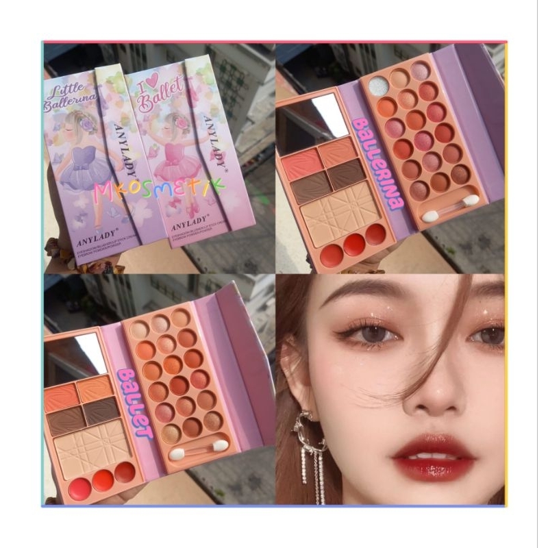 PROMOEYESHADOW PALET MAKE UP LENGKAP NO.8614HO