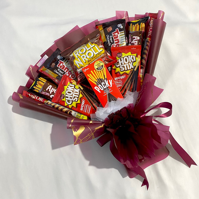 

(READY STOCK) buket snack / bouquet snack / buket snack murah / buket jajanan