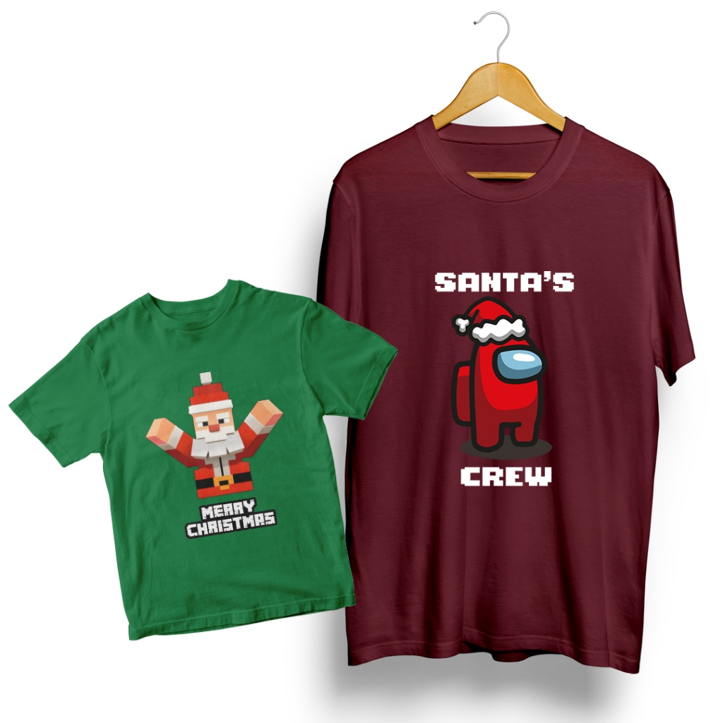 Kaos Natal Couple Keluarga Kaos Natal Anak Kaos Natal 2024