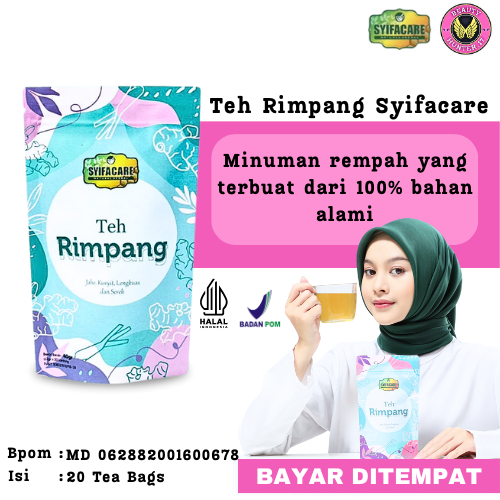 

Teh Celup Rimpang Syifacare Membantu Membakar Lemak Dalam Tubuh Detox Dan Melancarkan Haid