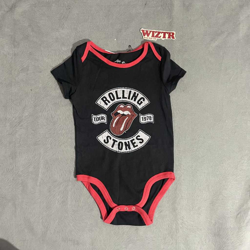 T Shirt Band Official ROLLING STONES - US TOUR 1978 TODDLER Original