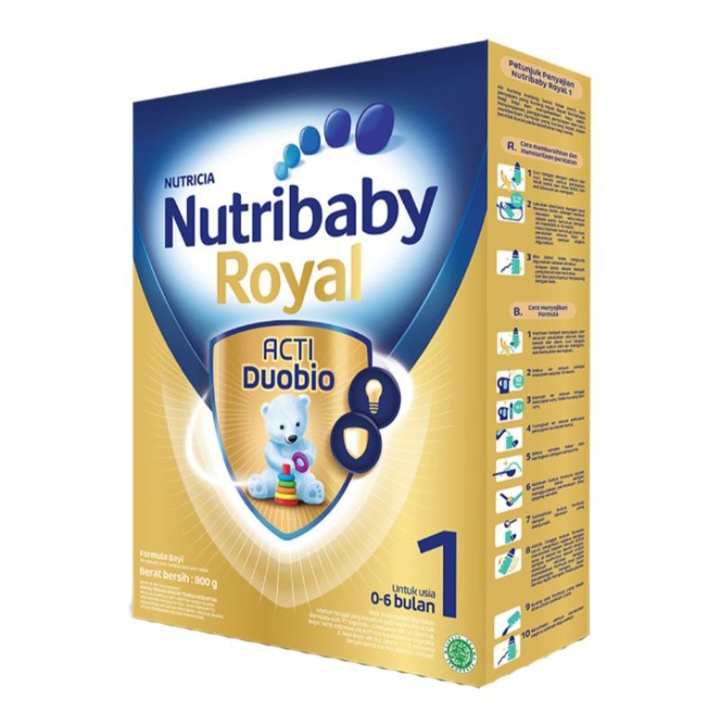 Nutribaby Royal 1 Susu Formula Bayi 0-6 Bulan Box 800 g