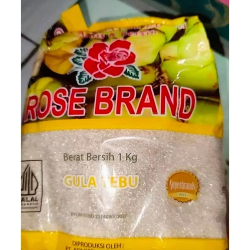 

Gula merk Rose Brand 1kg(kuning)