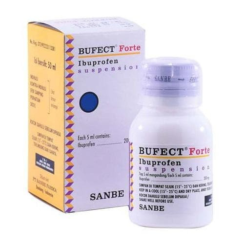 

BUFECT FORTE SYR 50 ML IBUPROFEN SIRUP