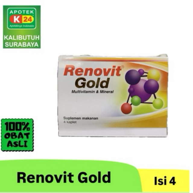 Renovit Gold Suplemen Makanan isi 4