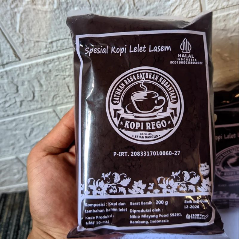 

Kopi Lelet Rego 200 Gram - kopi lelet Colette - kopi lelet lasem - kopi Rego - kopi colette