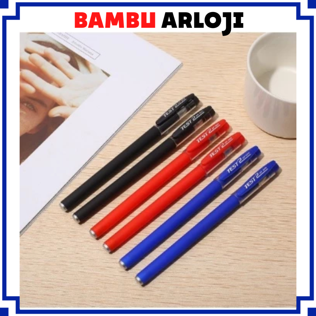 

BAJ Pena Gel 0,5 mm Model TST 2 Gel Alat Tulis Ujung Lancip Warna Warni Bolpoint Tinta Gel Cair SS253