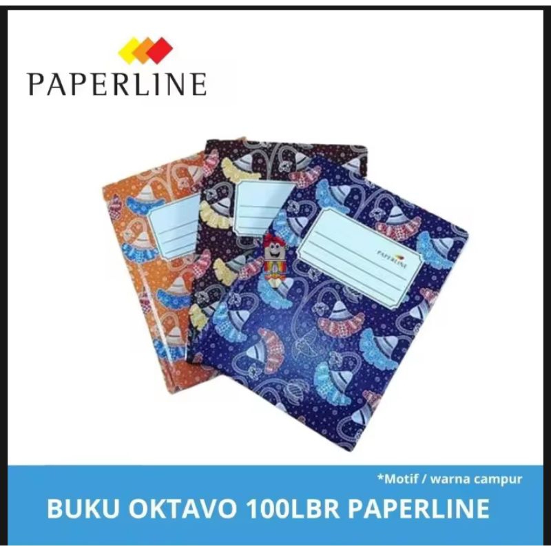 

(BISA COD) PROMO 1 Pcs Buku Tulis Hardcover Oktavo Paperline / A6 Isi 100 Lembar / Buku Catatan / Buku Akutansi