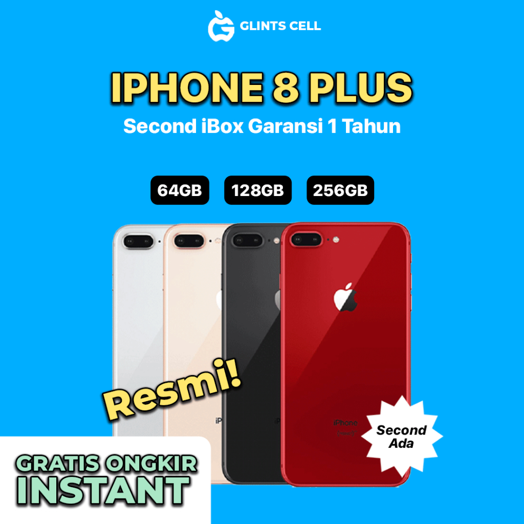 iphone 8 plus 64gb second ex ibox nominus fullset