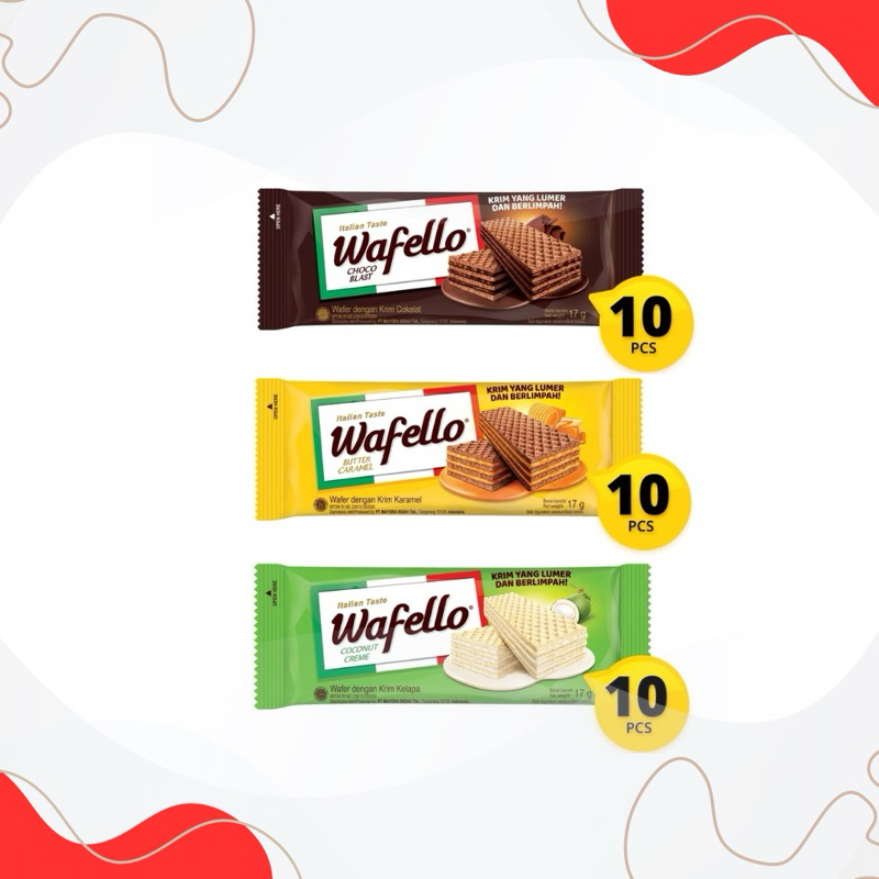 

Wafello / Wafer Italia / 17gr / 10 pcs