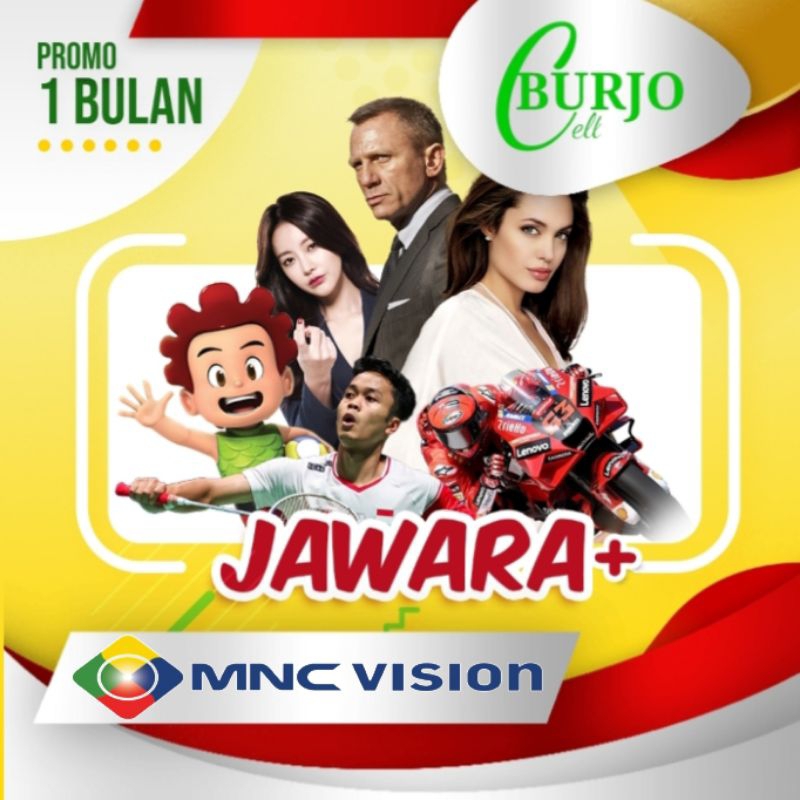 Paket MNC TV Jawara 1-6Bulan Decoder MNC Vision