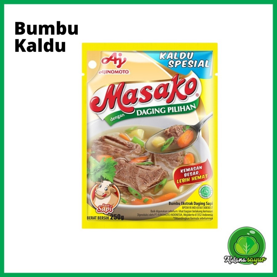 

Masako bumbu kaldu penyedap rasa sapi 250gr