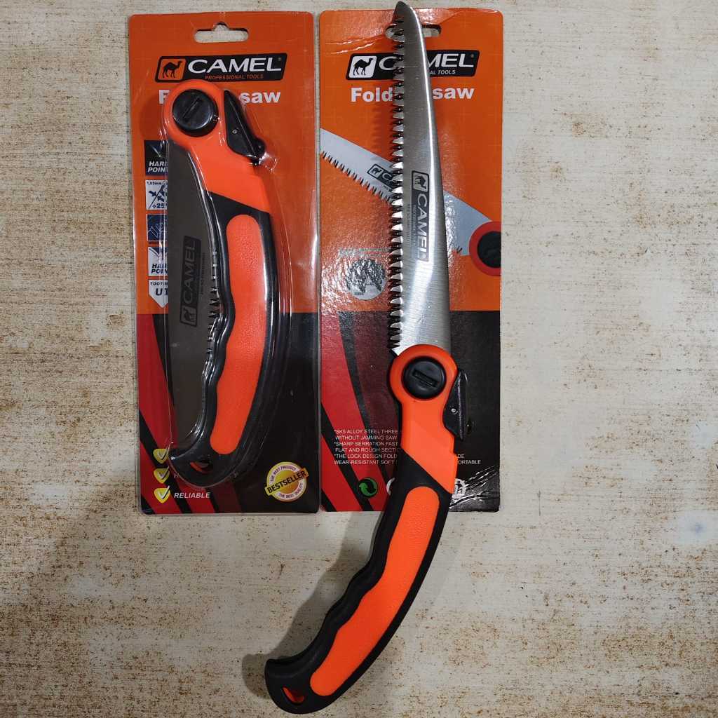 CAMEL FOLDING SAW 8 INCH | GERGAJI LIPAT PORTABLE CAMEL
