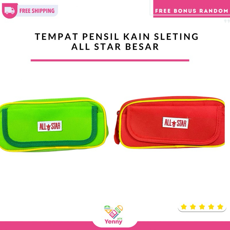 

Tempat Pensil Kain Sleting All Star Besar (PCS)