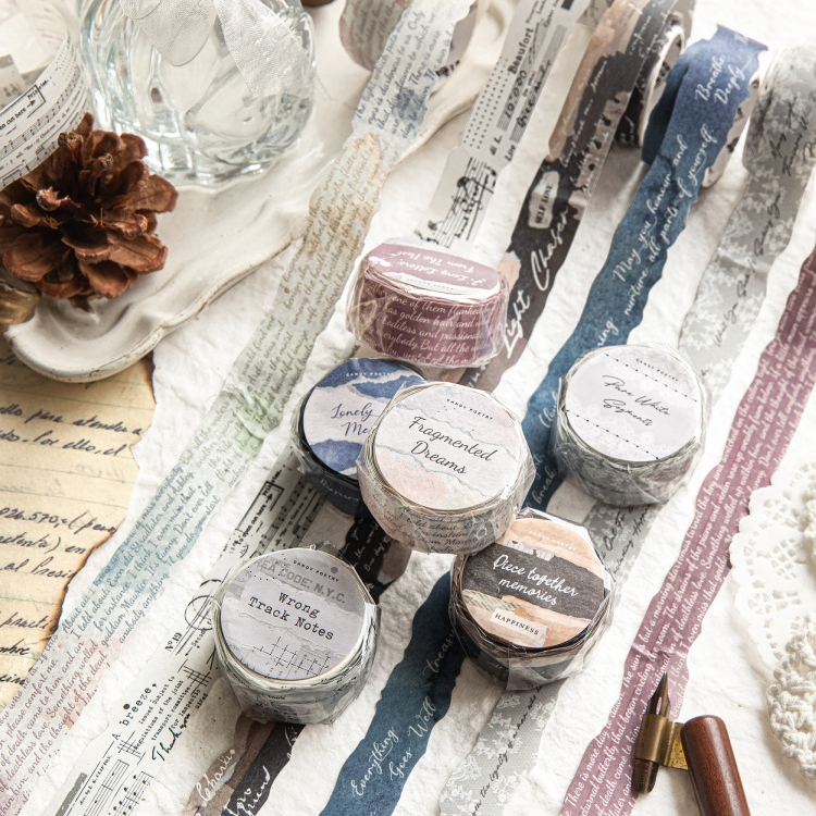 

2 Meter Washi Tape CP Candy Poetry Akses Word Qoutes Estetik