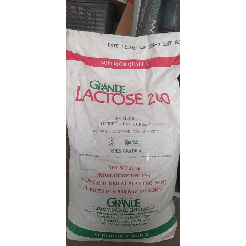 

Laktosa Grande USA 250gram ECER_ LACTOSE _SL_ Sacharum Lactis