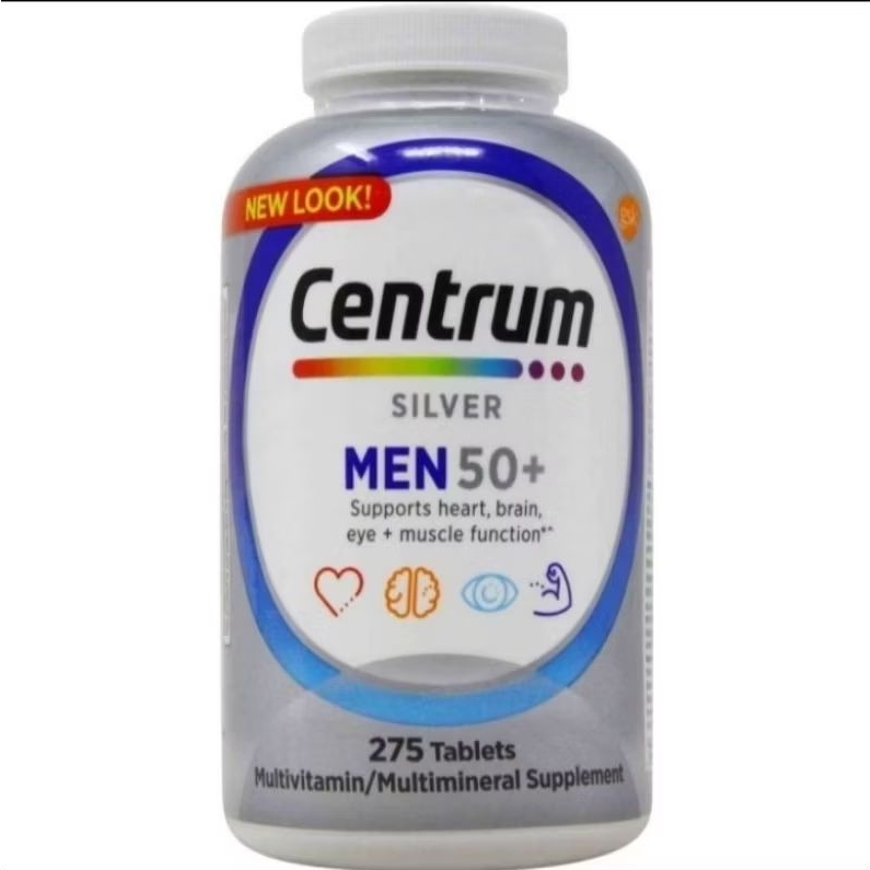 centrum silver men 50+ multivitamin isi 275 tablet