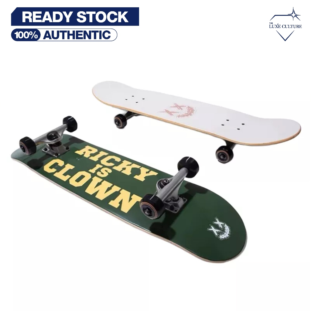 Ricky Is Clown Green Skateboard / Skateboard Branded Original