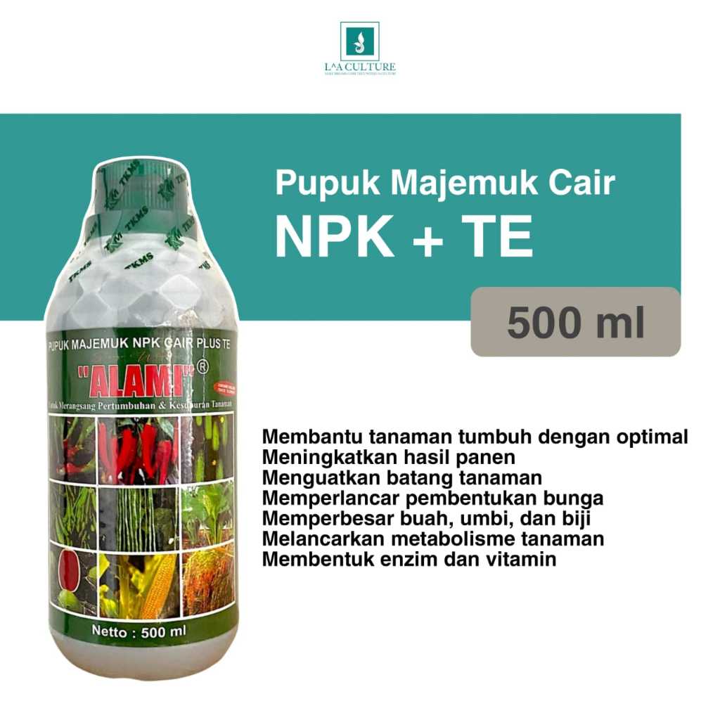 Pupuk Cair NPK plus TE | ALAMI | kemasan 500ml.