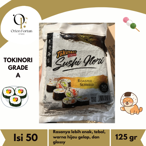 

TOKINORI SUSHI 50S GRADE A | DRIED SEAWEED 125 GR - HALAL {K}