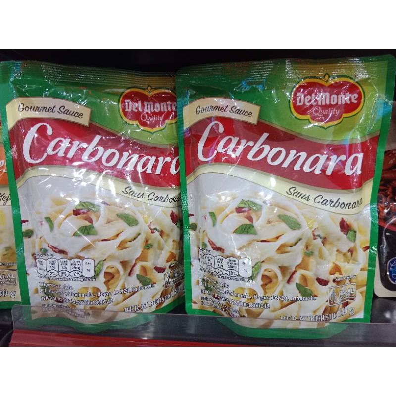 

saus carbonara delmonte 180 gr