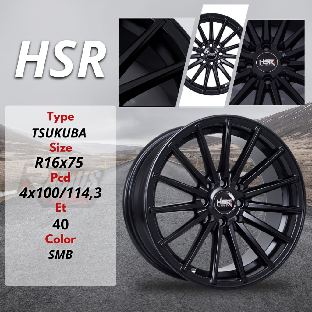 Velg mobil yaris jazz mobilio avanza binguo EV dll ring 16 hsr tsukuba