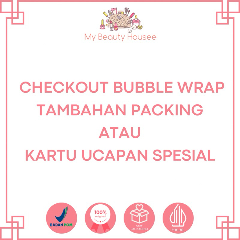 

❗️WAJIB ATC❗️BUBBLE WRAP / PACKING TAMBAHAN - UCAPAN TAMBAHAN / GREETING CARD