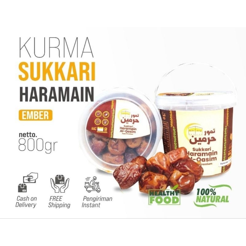 

Kurma Sukari Haramain 800gram