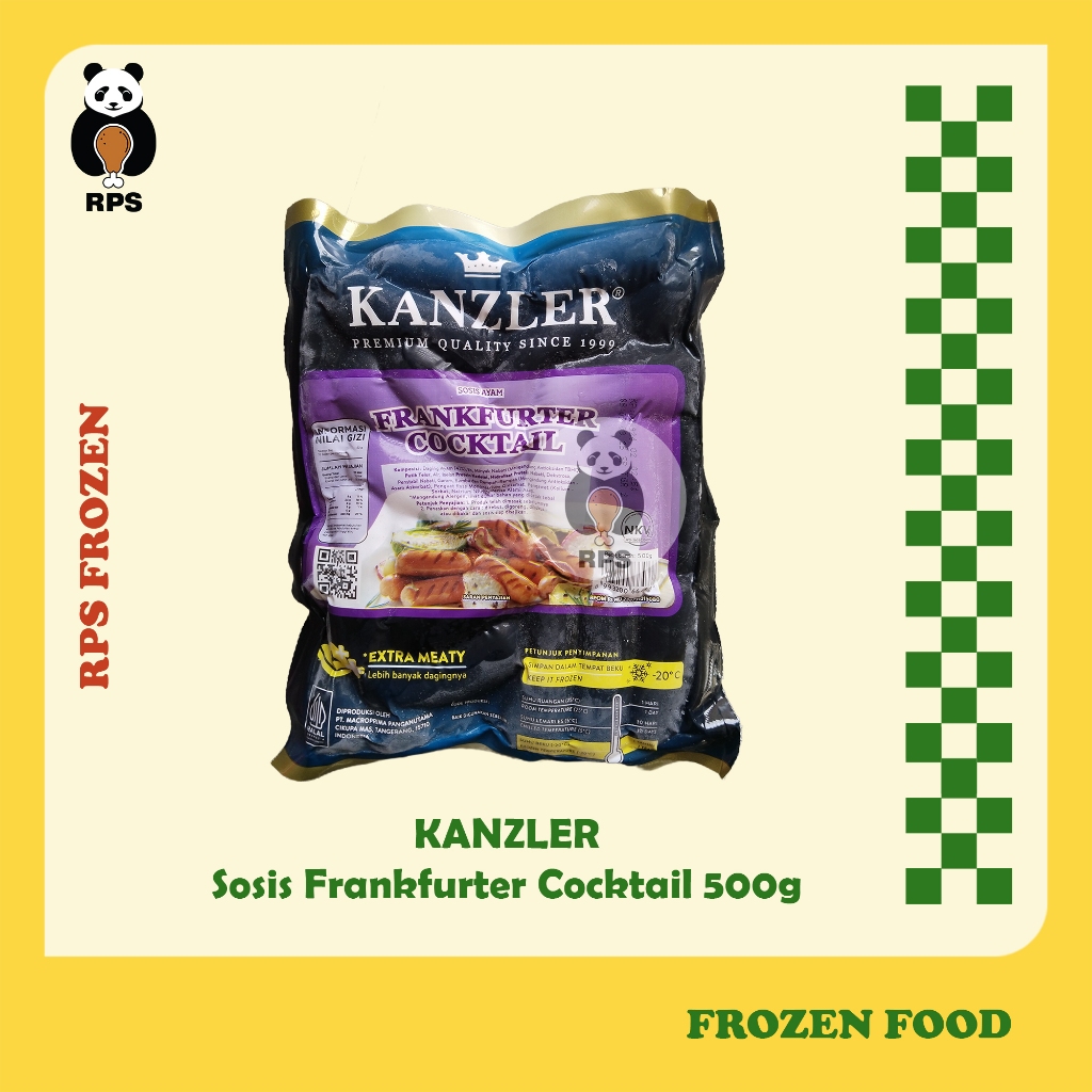 

Sosis frankfurter kanzler, sosis kanzler ungu, sosis kanzler 500gr, sosis ayam, sosis ayam kanzler