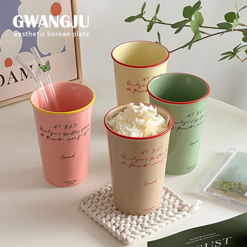 [TEMARUMA] GWANGJU - Aesthetic Ceramic Korean Cup / Aesthetic Mug / Cangkir Estetik Keramik / Gelas 