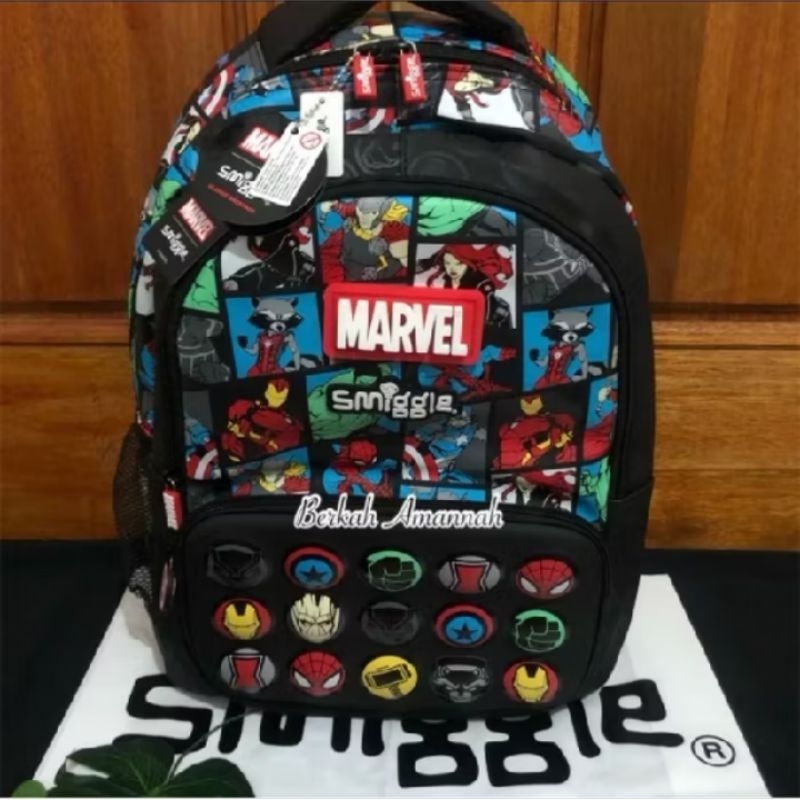 smiggle Marvel series/tas smiggle backpack/smiggle ori