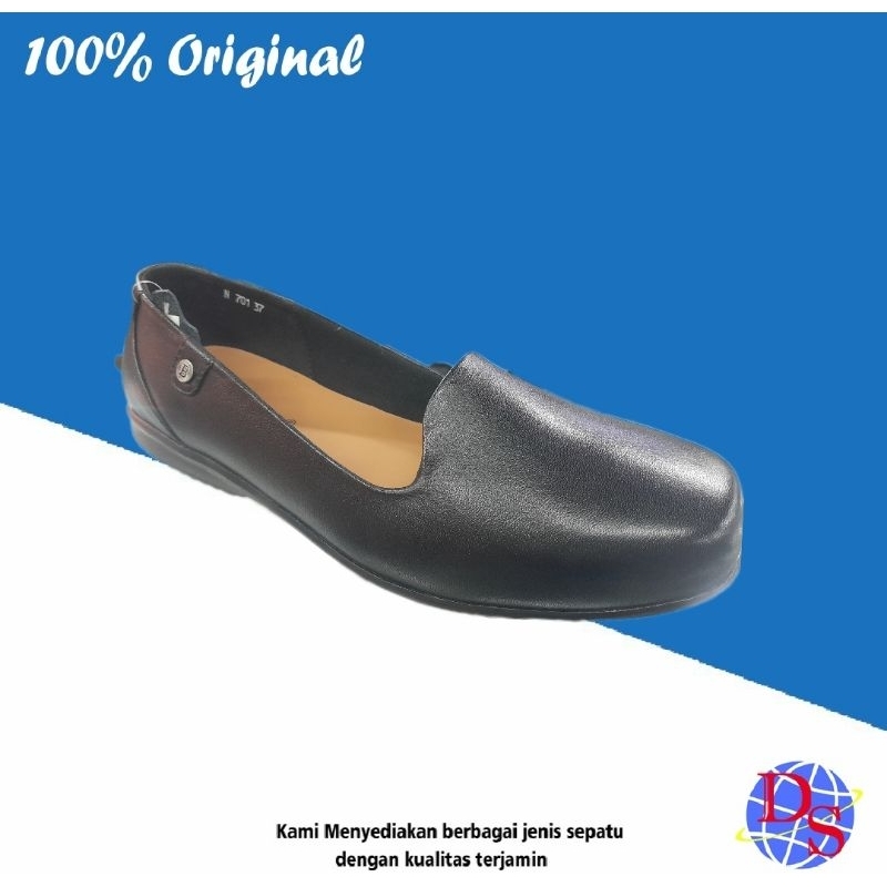 Sepatu Pantofel Wanita Bobby Brown N 701 Hitam Sepatu Pantofel Kulit Sepatu Pantofel Flat