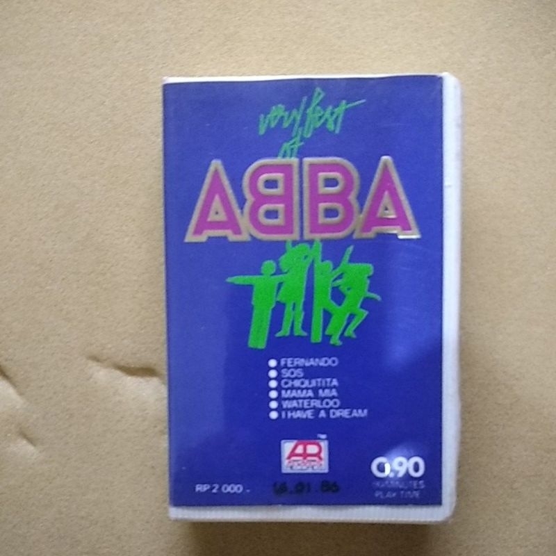 Very Best ABBA. kaset pita