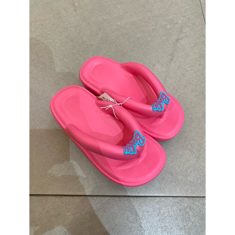 Miniso X Barbie shining collection sole women's flip flops / sendal sandal jepit wanita / sandal ana