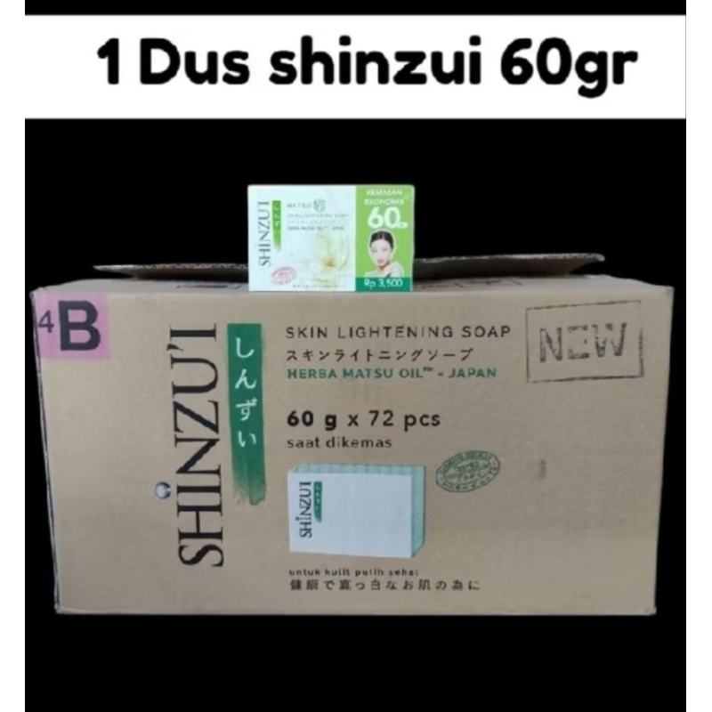 (1Dus)SHINZUI SABUN MANDI BATANGAN 60GR