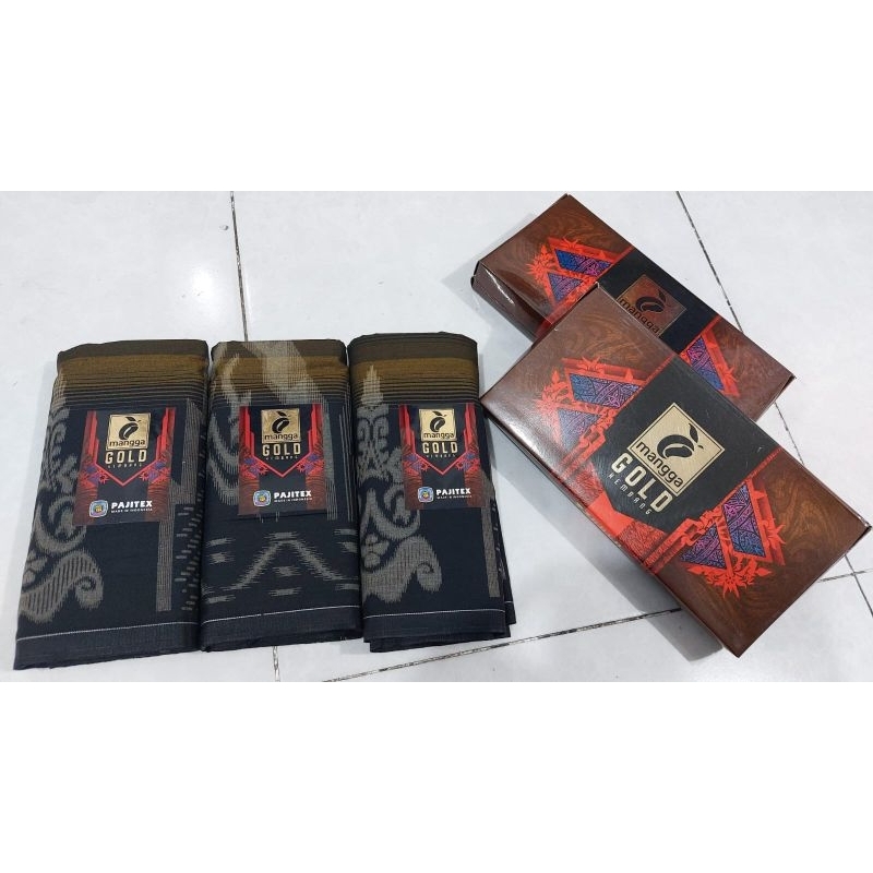 Sarung Mangga Kembang Liris Kuning