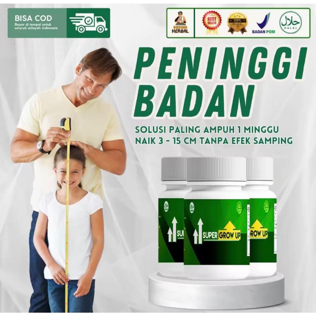 

Peninggi Badan Ampuh SUPER GROW UP - Peninggi Badan Terlaris - Susu Penambah Tinggi Badan - Penambah Tinggi Badan Tercepat - Suplemen Peninggi Tubuh - Cara Cepat Bertambah Tinggi - Obat Peninggi - Produk Peninggi Badan Efektif - Nutrisi Peninggi Badan