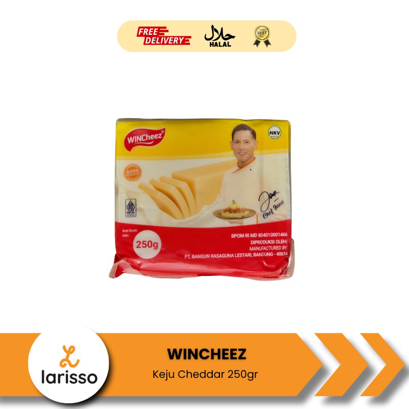 

WINCheez Keju Regular 250gr - Keju Cheddar Olahan