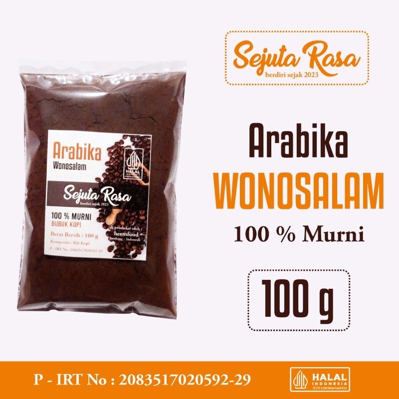 

Arabika Wonosalam 100 Gram 100% Asli Kopi Tidak Ada Campuran