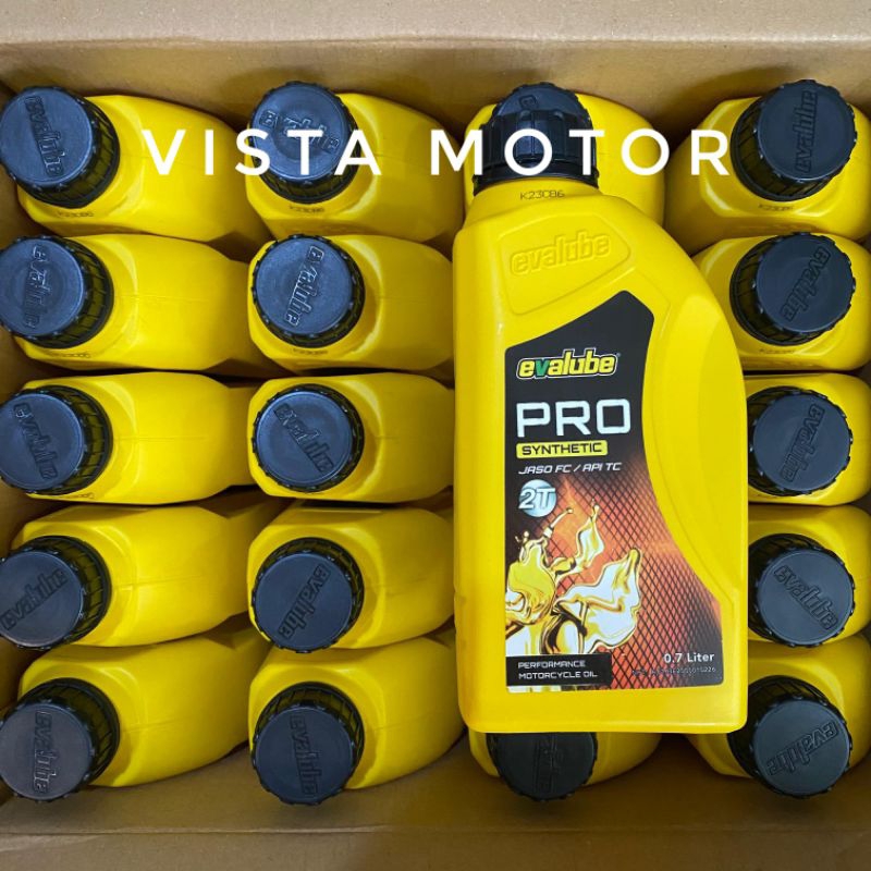 1 DUS = 20 Botol Oli Evalube 2T Pro 700ml Oli Samping