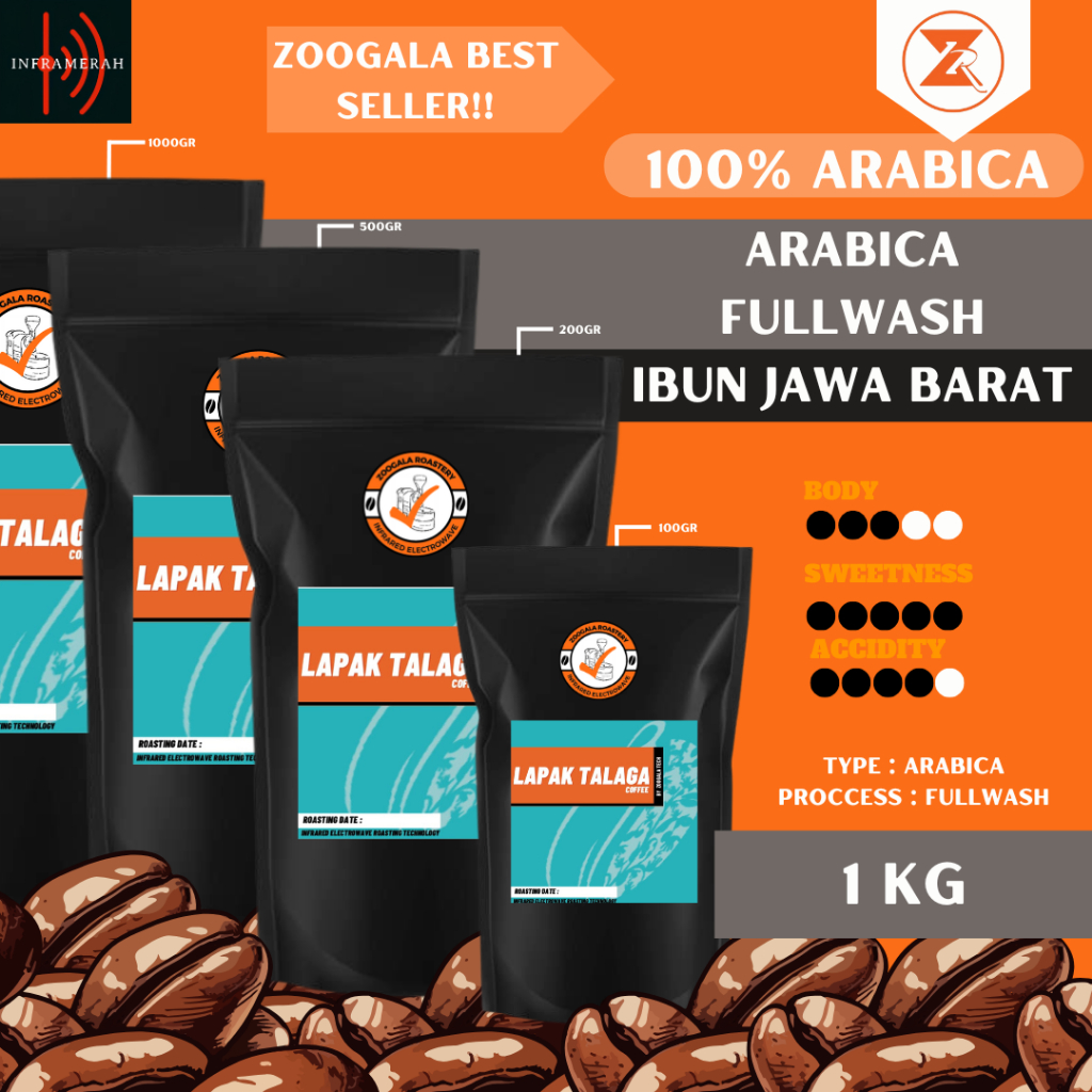 

Kopi Arabika Ibun Jawa Barat Fullwash 1KG