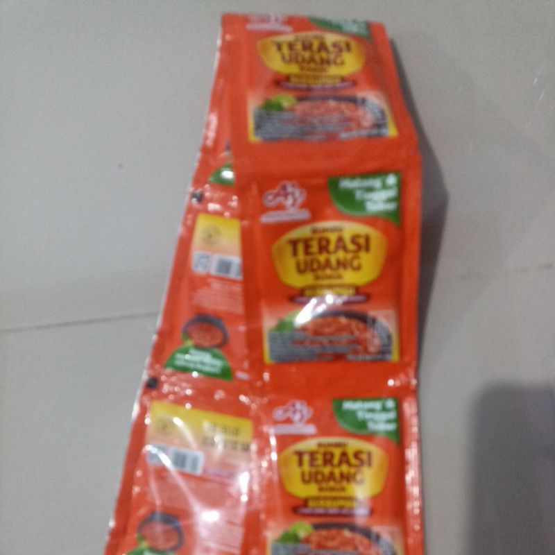 

terasi udang bubuk matang ajinomoto rencengan 10 sachet