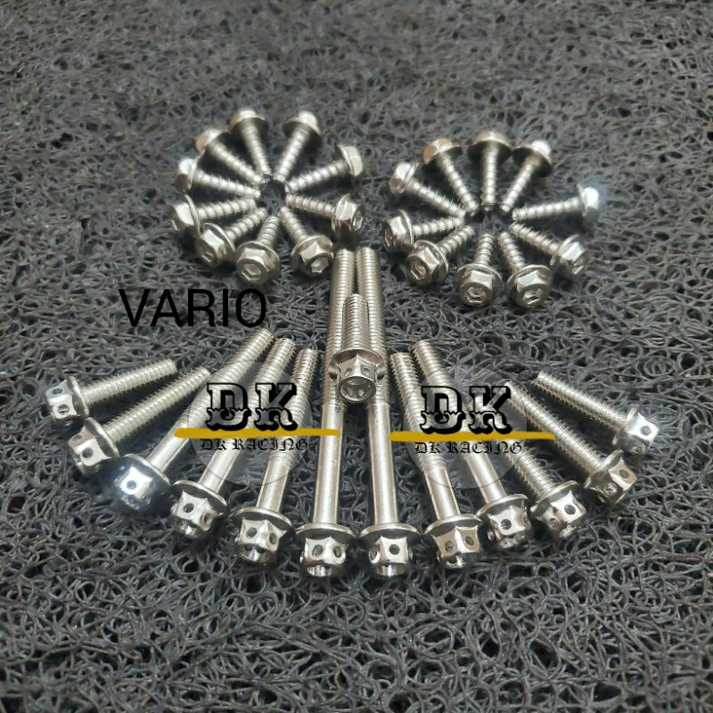 TERLARIS PAKET BAUD BAUT PROBOLT VARIO 125 DAN VARIO 150 BAUT / BAUD PROBOLT 2 KUNCI VARIO 125 DAN V