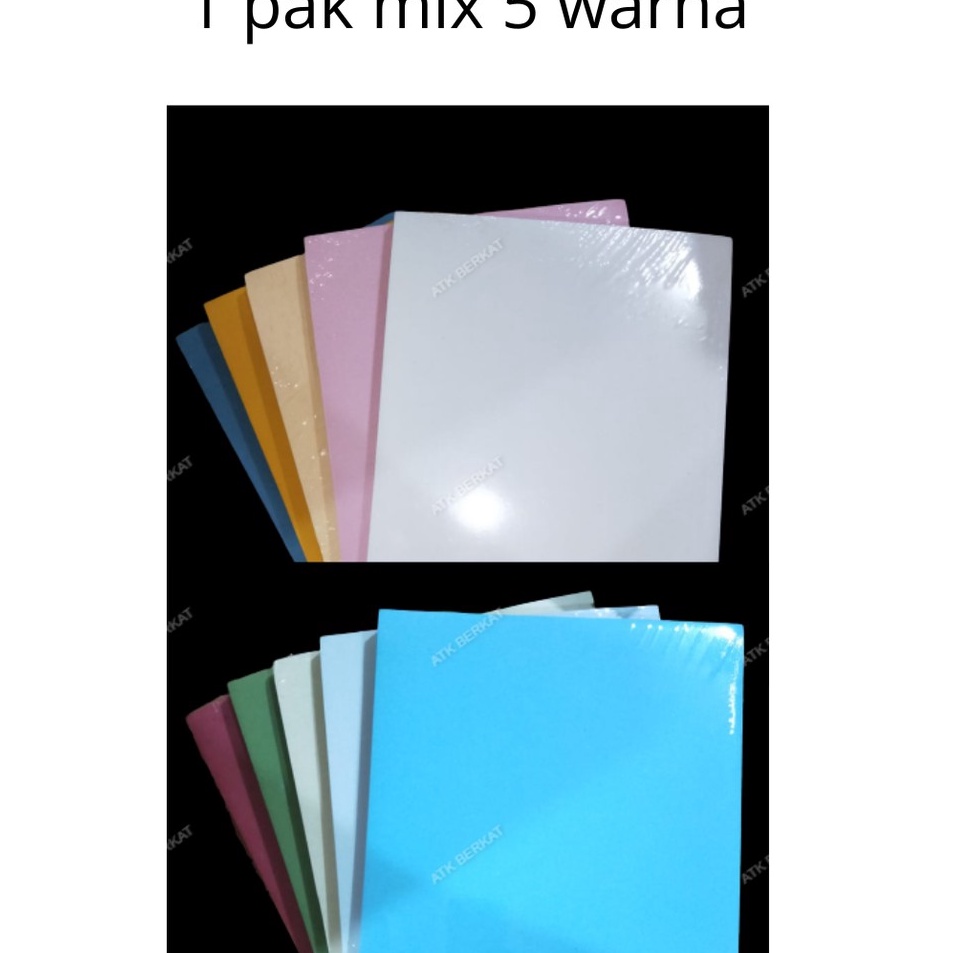 

Sale Kertas karton buffalo uk FOLIO cover jilid MIX warna G66