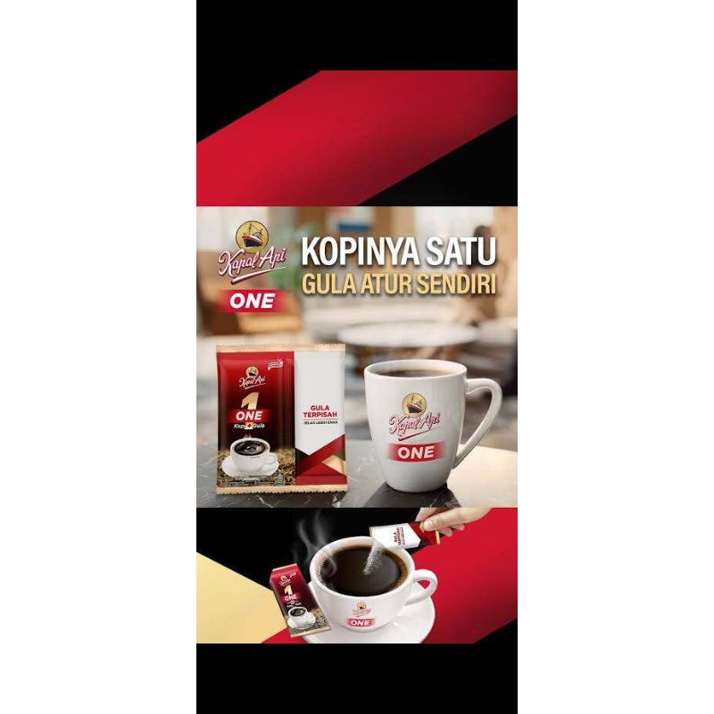 

kopi kapal api one gula terpisah