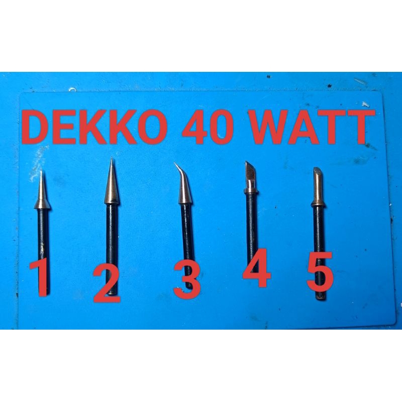mata solder dekko 40watt dan 60watt merk B370 original made by bejo utomo