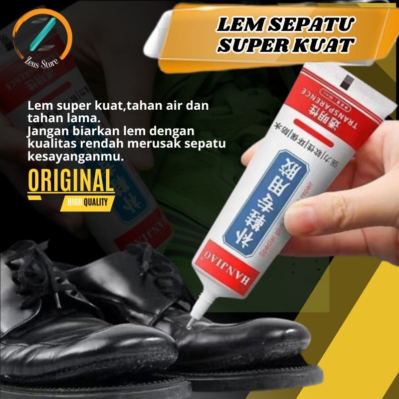 

Lem super kuat tahan air perekat kerajinan kulit Adhesive Penambal Sol Sendal Sandal Sepatu Olahraga