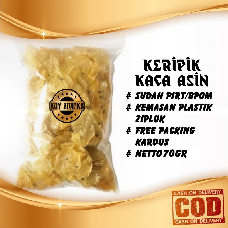 

{Kuy Snacks} Aneka Macam Makanan Serba 10RB Kerepik Kaca Asin Dan Kerepik Kaca Pedas