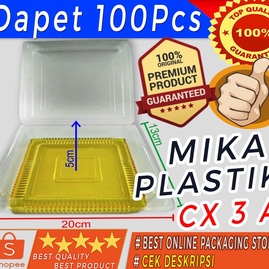 

pu Ready Stok MIKA PLASTIK CX 3 A H39