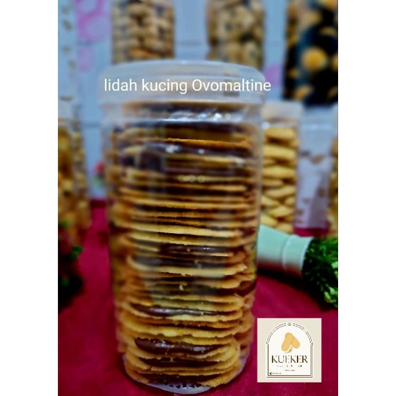 

SOLAGRACIER KUE KERING LIDAH KUCING NUTELLA OVOMALTINE / KUE NATAL / KUE IMLEK / KUE LEBARAN